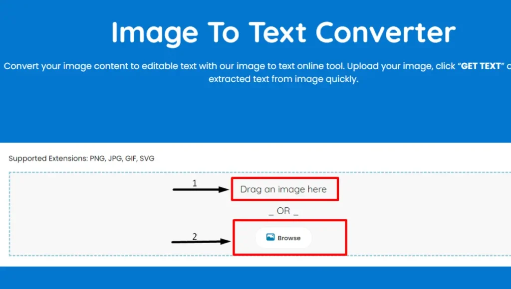 Image To Text Converter